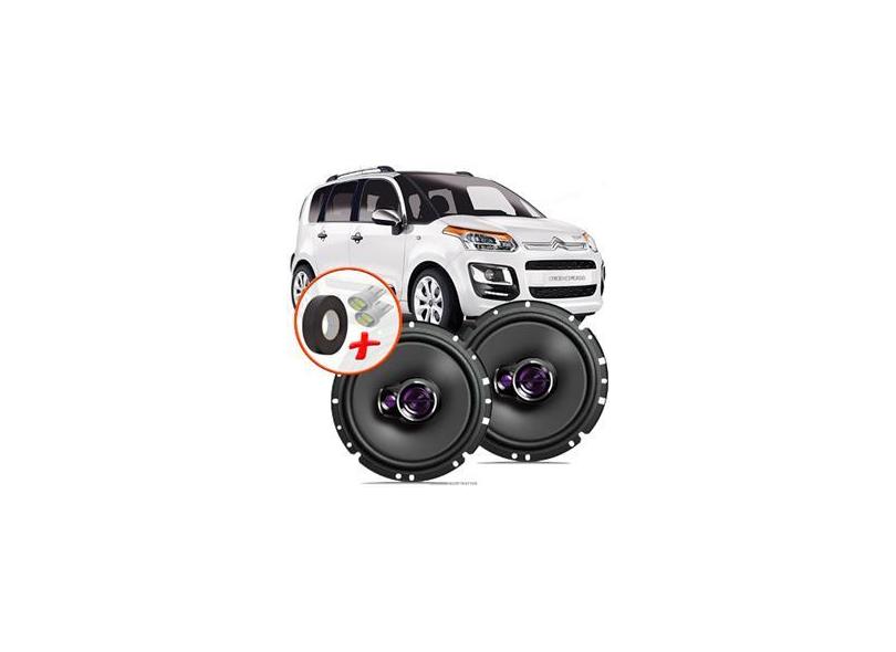 Audison DCX 165.3 Lautsprecher Einbauset Citroen C3 + Pluriel Auto-Lautsprecher (1 Paar), Für