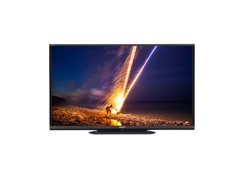 Smart TV TV LED 3D 90 " Sharp Aquos Full LC90LE657U 4 HDMI