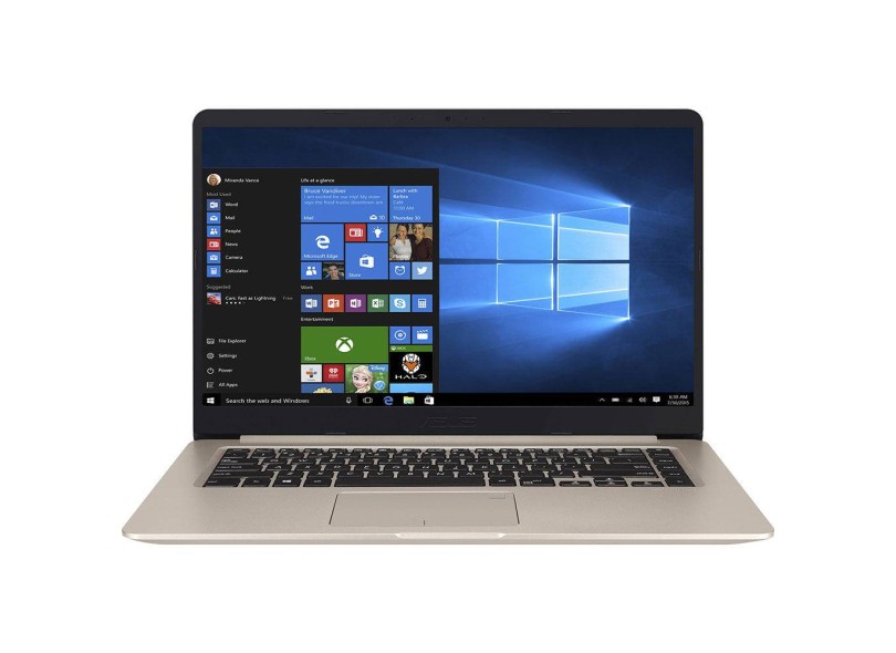 Ultrabook Asus VivoBook S15 Intel Core i7 8550U 8ª Geração 16 GB de RAM 1024.0 GB 15.6 " GeForce MX150 Windows 10 S510