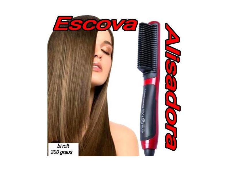 Escova Secadora Profissional Seca Alisa E Modela Cabelo Barba - ST, ga