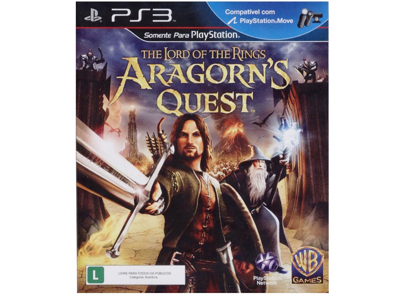 Jogo Lord of the Rings: Aragorn's Quest Warner Bros PS3