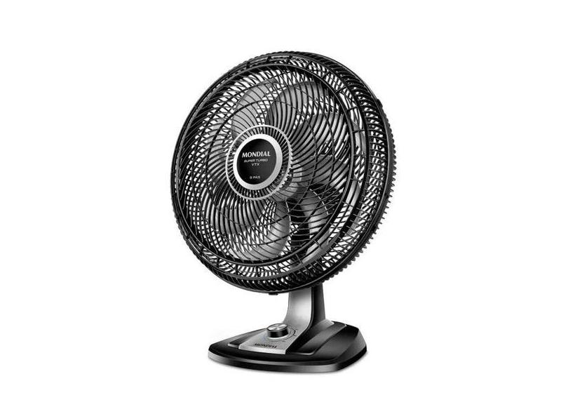Ventilador De Mesa Mondial Turbo, 50 Cm, Preto