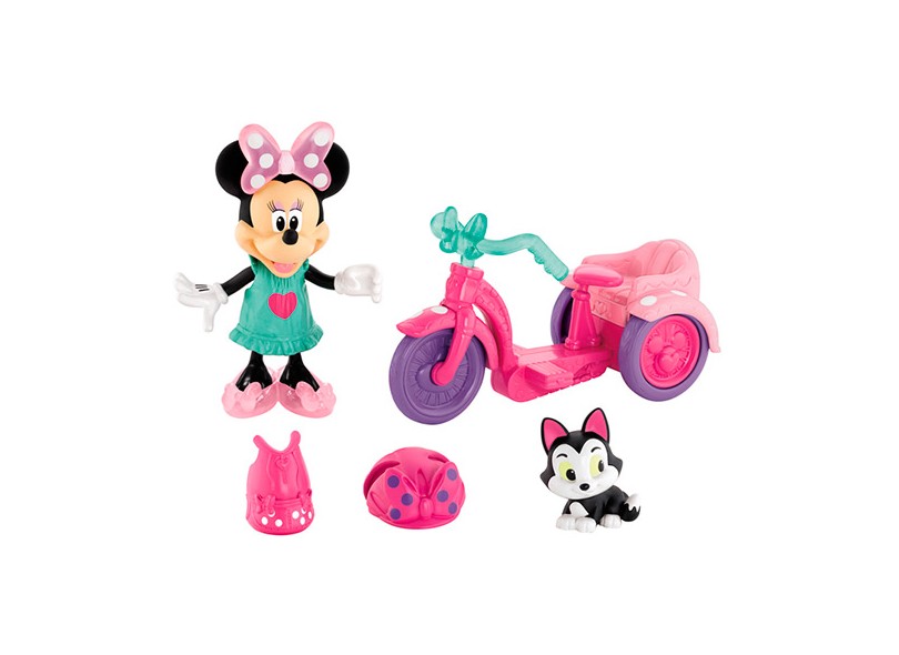 Boneca Disney Minnie Passeio de Bicicleta Mattel