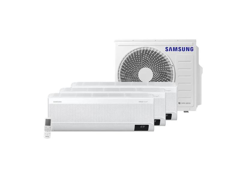 Ar Condicionado Multi Split Samsung Hi Wall WindFree 3x9000 BTU/h Quente e Frio AJ068AXJ3KH/AZ – 220 Volts
