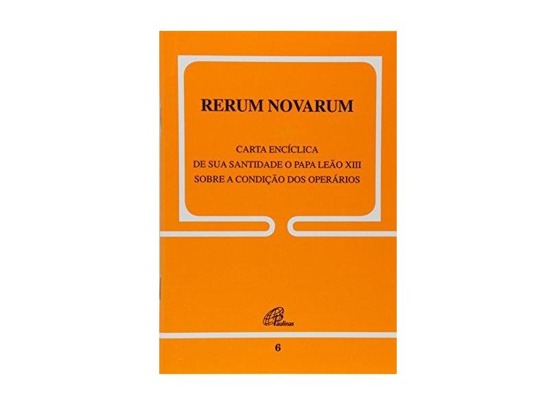 Rerum Novarum - Papa Leao Xiii - 9788535613001