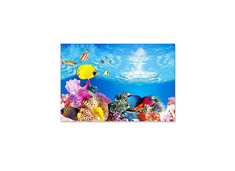 Quadro de fundo do aquário Decoração Quadro de paisagem do aquário