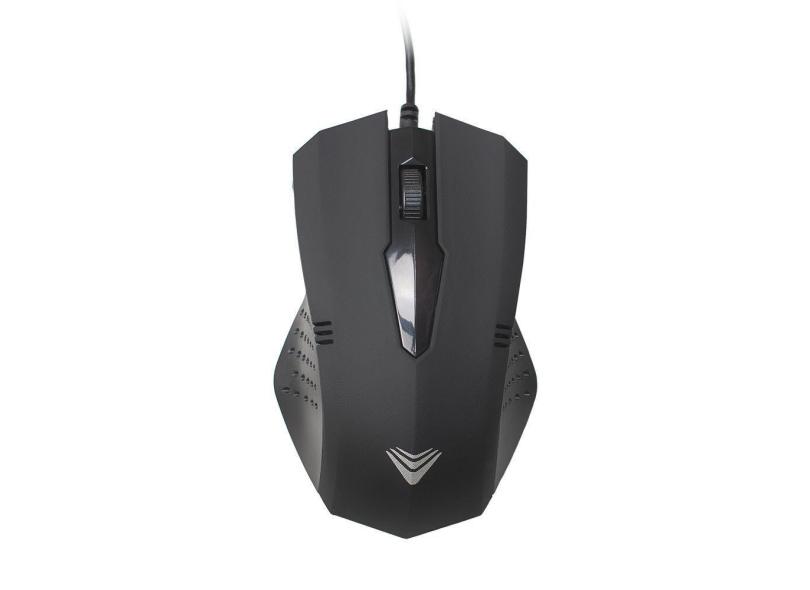 Mouse Optico Evus Mo-05 Usb 800dpi 3 Botoes Performance Preto