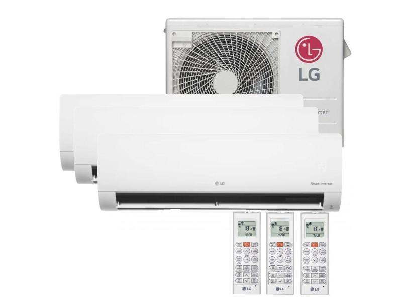 Ar Condicionado Multi Split Tri Split Inverter Lg 24000Btus 3X9000 Quente E Frio 220V A3uw24gfa2.Awgzbrz