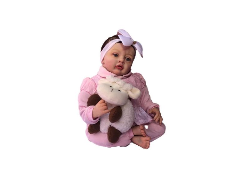 Boneca Bebe Reborn by Baby Dolls molde Chloe Com Corpo pano versao 4 -  Carrefour