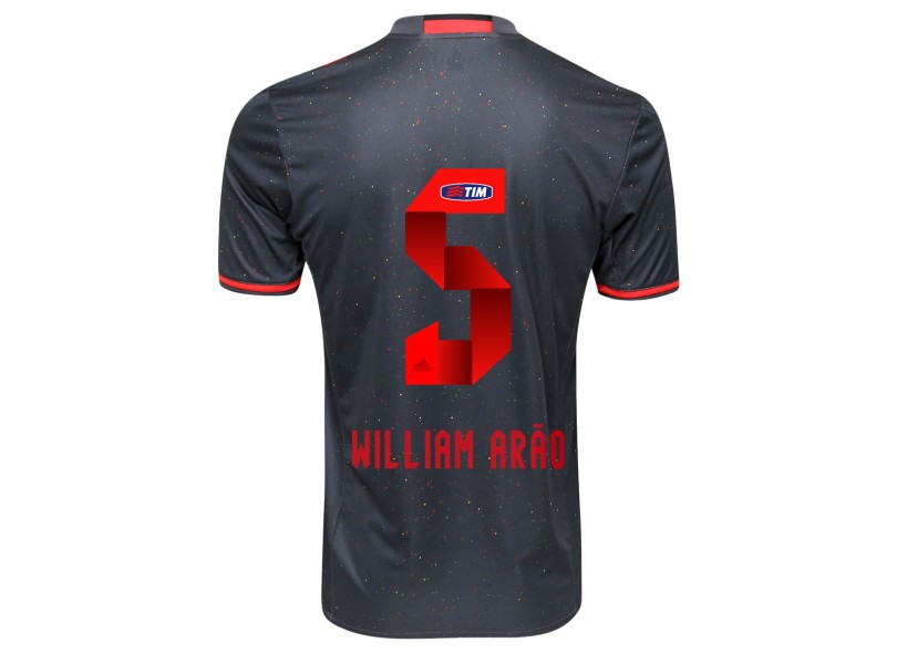 Camisa Edição Especial Flamengo 2016 com Número Adidas