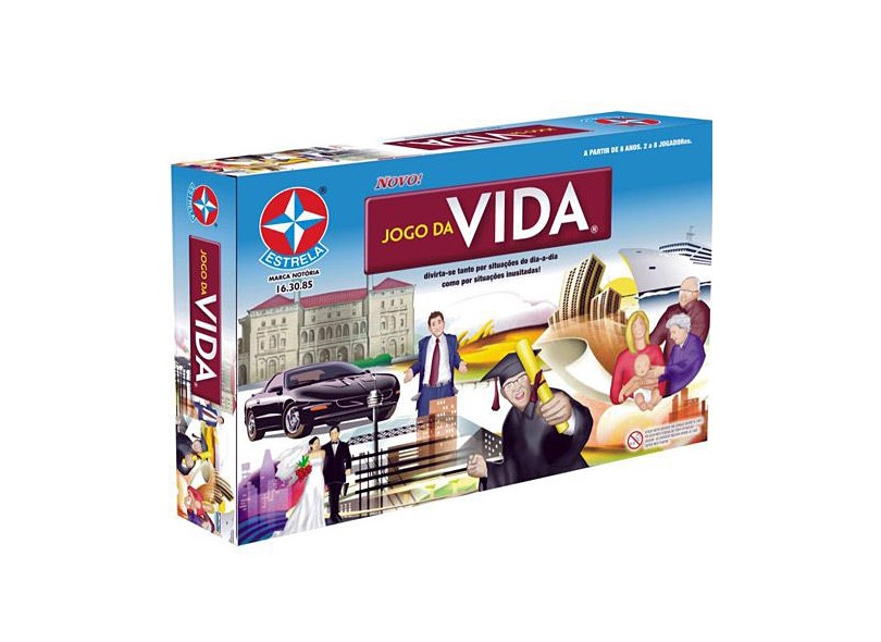 Jogo da Vida - Estrela - lojasmel