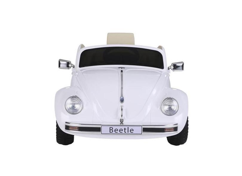 Carrinho Elétrico Fusca Beetle 12V Branco Controle Remoto - Zippy Toys