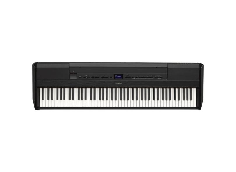 Yamaha Piano digital P-525 p 525 p525 de 88 teclas com alto-falantes - preto