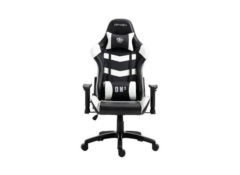 Cadeira Gamer Dn3 Giratoria Preto/Branco Draxen