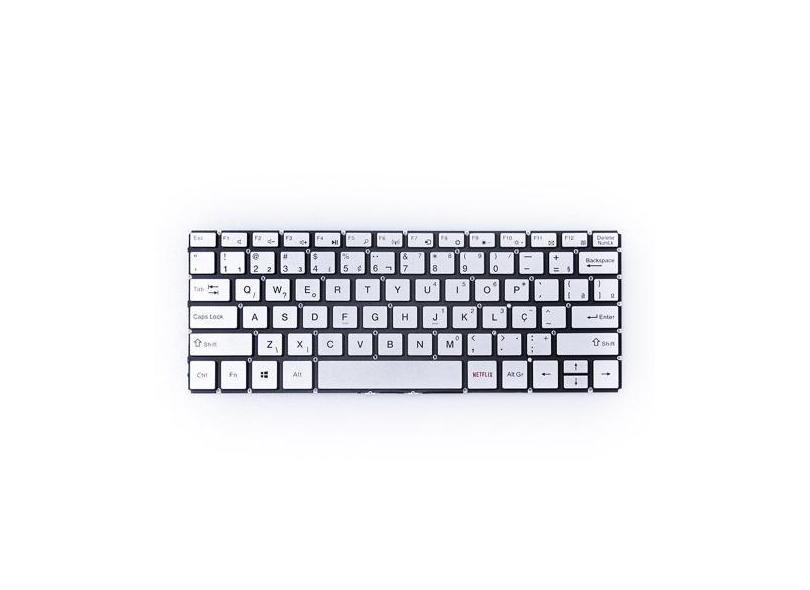 Teclado para Notebook bringIT compatível com Multilaser M11W Prime PC3