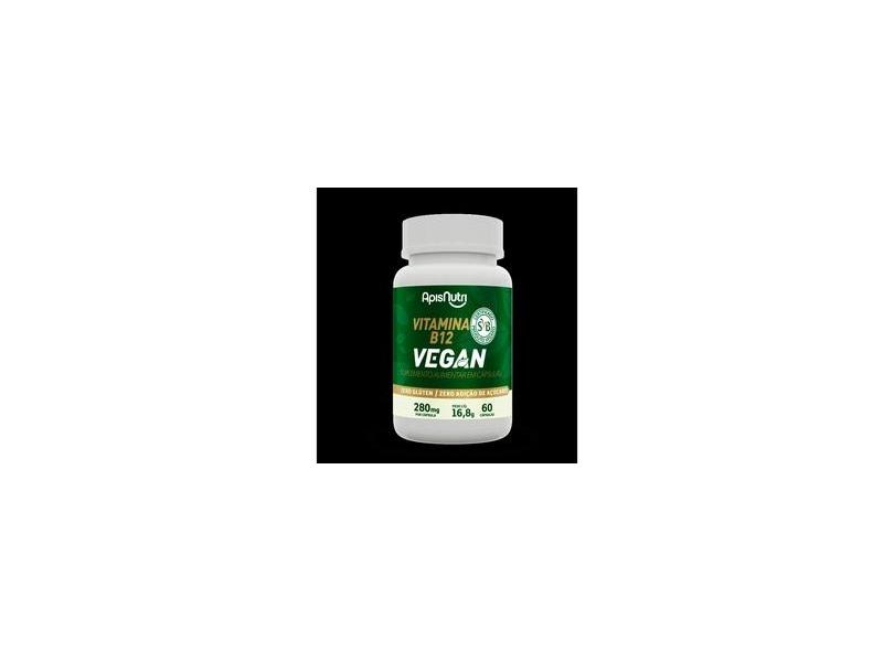 VITAMINA B12 VEGANO APISNUTRI 60 CAPS 280mg