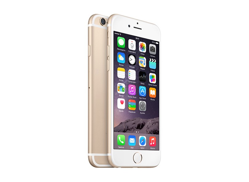 Novo Smartphone Apple iPhone 6 64GB Câmera 8,0 MP iOS 8 3G 4G Wi-Fi