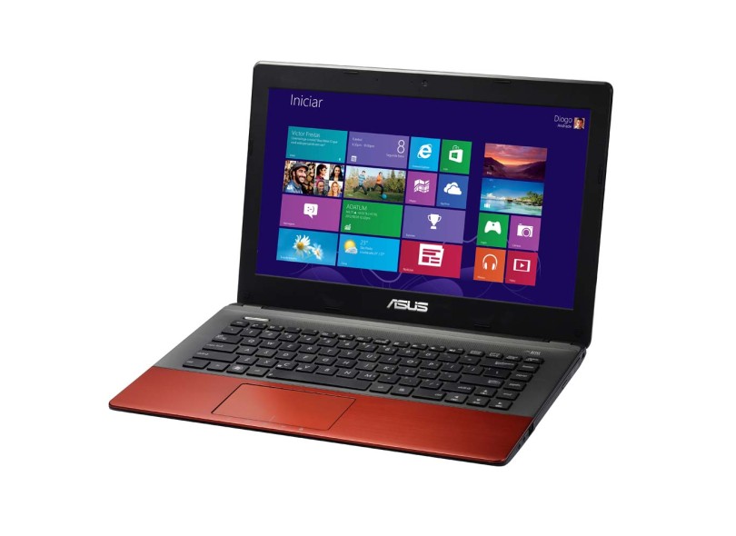 Notebook Asus K45 Series Intel Core i5 3210M 3ª Geração 4 GB 500 GB LED 14" Windows 8 K45A-VX282H
