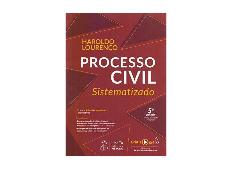 Processo Civil Sistematizado - Haroldo Lourenço - 9788530985349