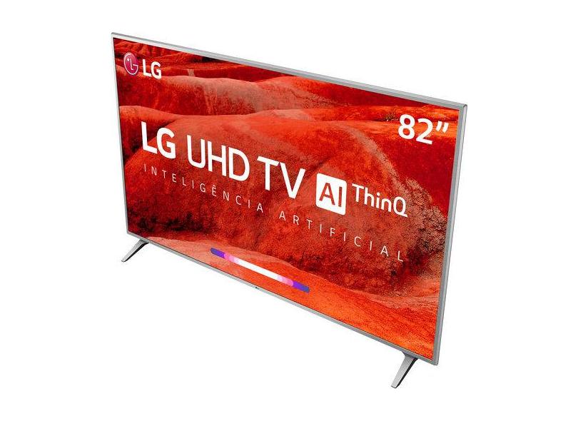 Smart TV TV LED 82 " LG ThinQ AI 4K Netflix 82UM7570PSB 4 HDMI