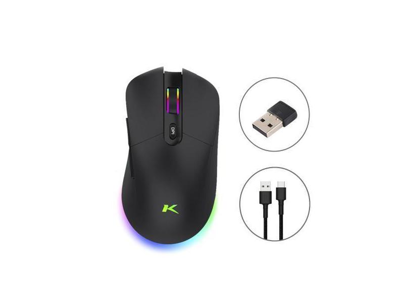 Mouse Gamer Doubles Max 10000Dpi 1000Hz Rgb Software Hibrido - Ktrok