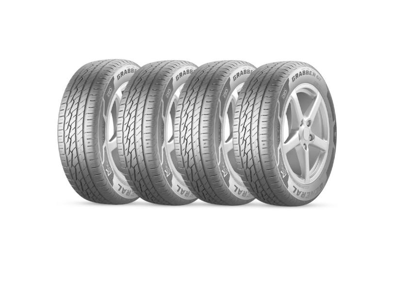 Kit 4 Pneu General 235/60r16 100h Tl Fr Grabber Gt Plus