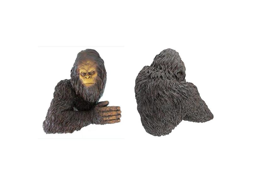 Bigfoot Gorilla Envergonhado Macaco Árvore Estátua Ferocious Ape