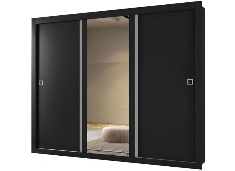 Guarda-Roupa Casal 3 Portas com Espelho Dakota Yescasa