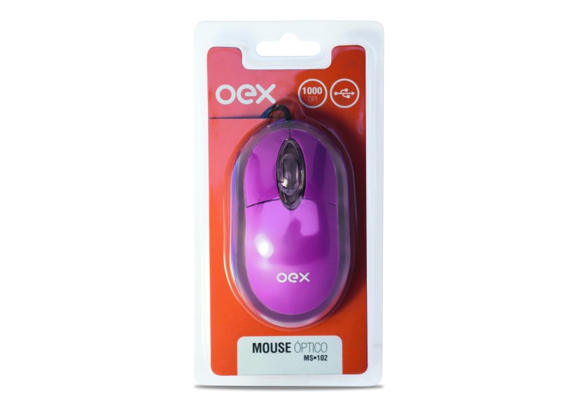 Mouse Óptico USB MS-102 - OEX
