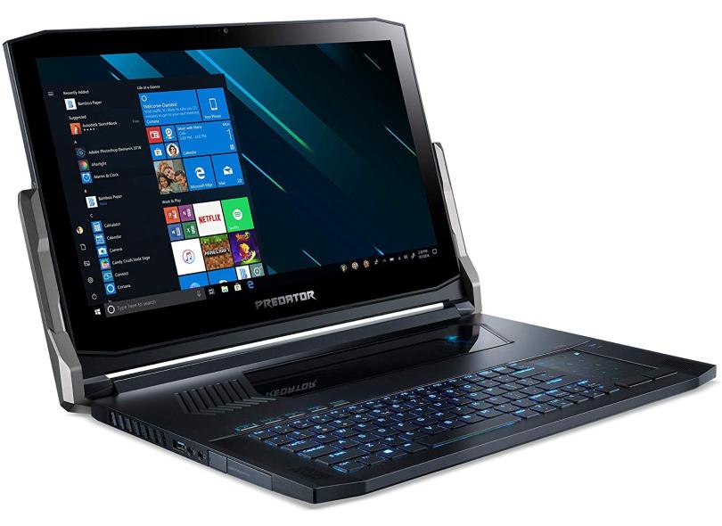 Notebook Gamer Acer Predator Helios 900 Intel Core i9 9980HK 9ª Geração 32 GB de RAM 1024.0 GB 17.3 " 4K GeForce RTX 2080 Windows 10 PT917-71-92VU