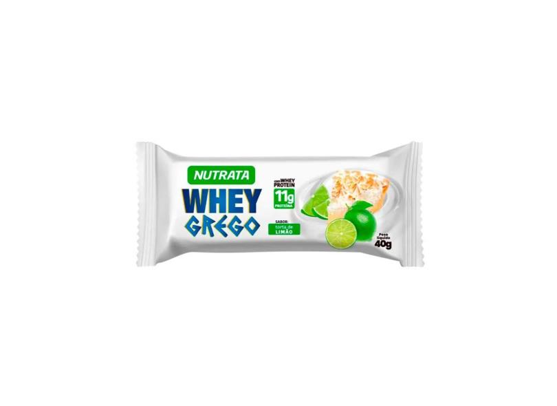 Nutrata Barra Whey Grego Torta De Limao 40G