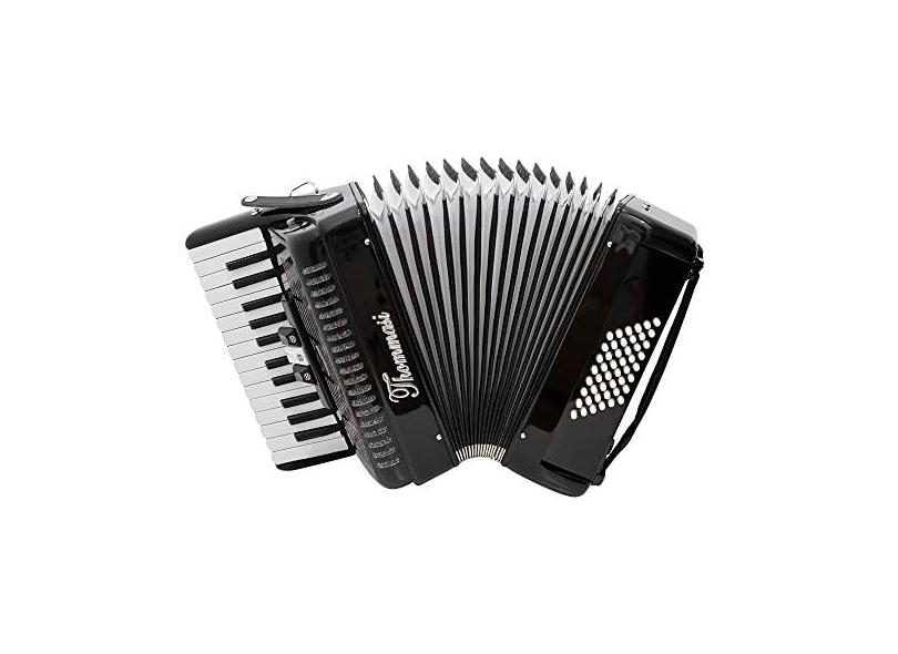 Acordeon 48 Baixos 26 Teclas TA 4803 Preto Thommasi