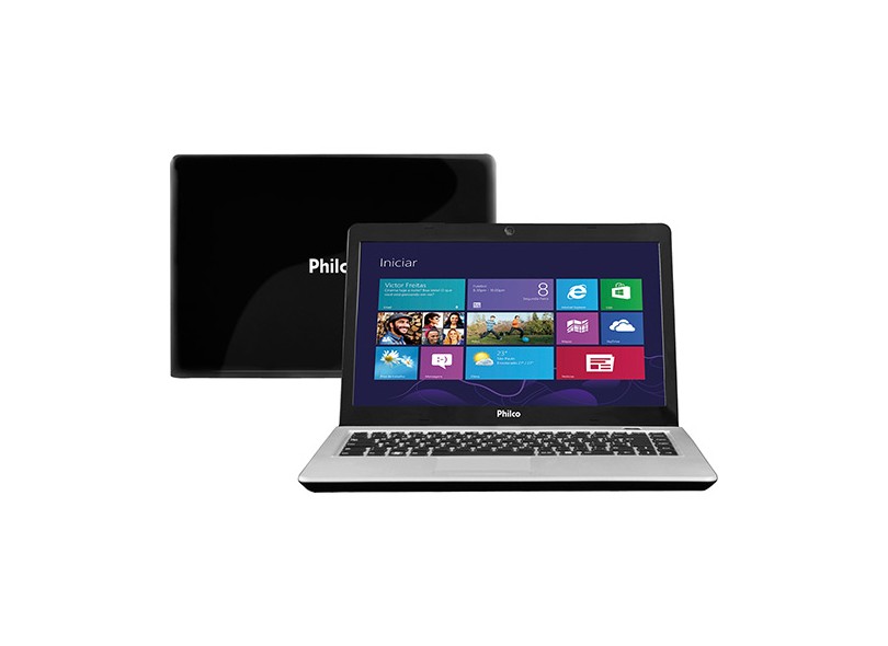 Notebook Philco Intel Celeron Dual Core 2 GB 320 GB LED 14" Windows 8 14L-R1023W8