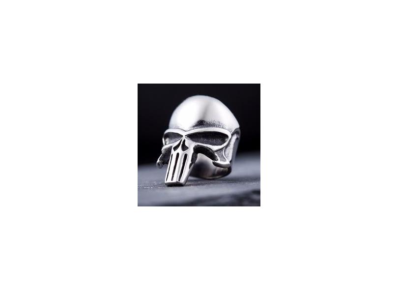 Bague Acier Skull Punisher | Chevalière Prestige