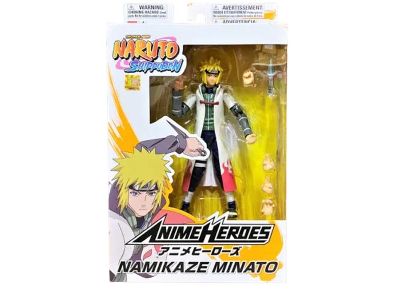 Boneco Anime Heroes - Naruto Shippuden: Namikaze Minato Bandai