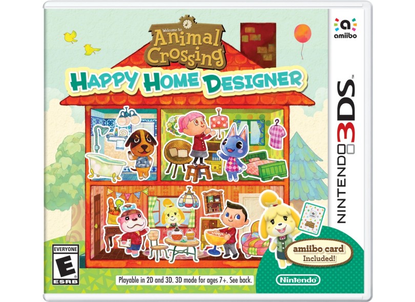 Jogo Animal Crossing: Happy Home Designer Nintendo Nintendo 3DS