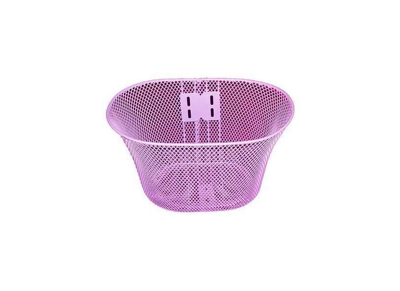 Cesta Cestinha para Bicicleta Infantil aro 16 em Aço Rosa - WG - WG Sp