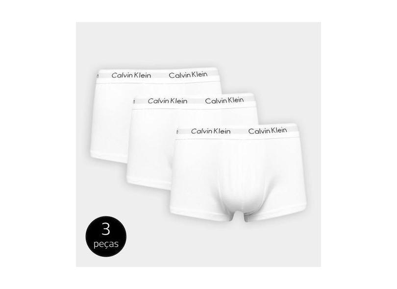 Kit Cueca Boxer Calvin Klein Trunk 3 Peças em Promoção é no Bondfaro