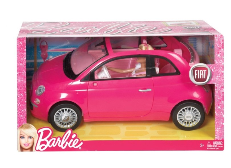 oneca Barbie Real e Fiat 500 - Mattel
