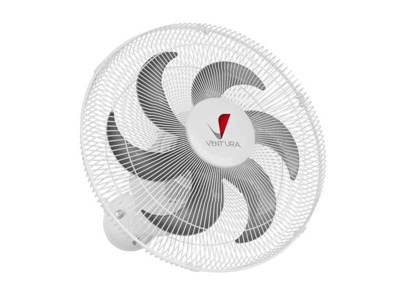 Ventilador De Parede Oscilante 50cm Ventura Branco Grade Aço - Ventide