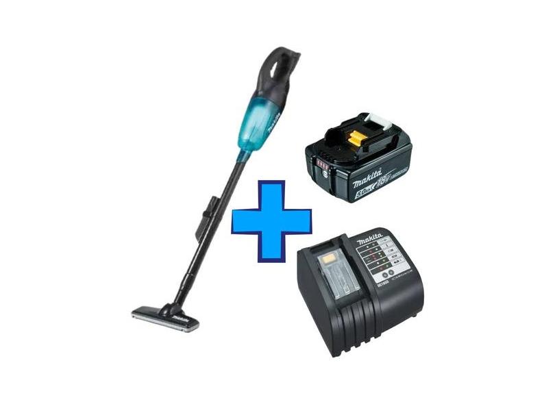 Aspirador Pó Vertical Makita Dcl180zb Bat 5ah 18v + Carreg. DCL180ZB