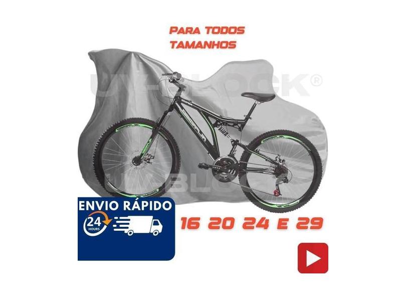 Capa Cobrir Bike Bicicleta Impermeável Uv-Block Aro 20 - 29