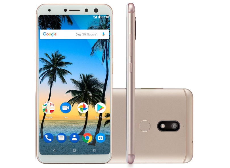 Smartphone Multilaser MS80 64GB 16 MP Android 7.1 (Nougat)