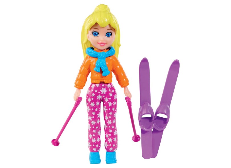 Boneca Polly Esquiadora Mattel