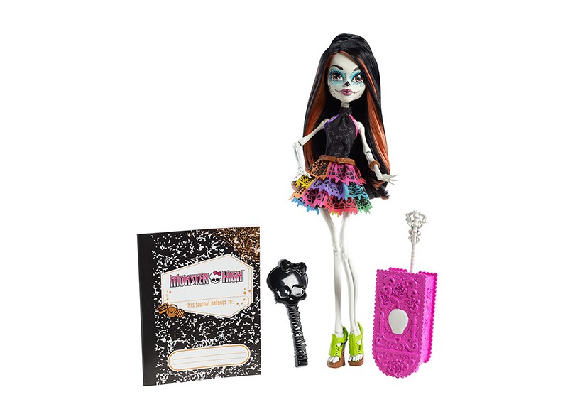 Boneca Monster High Viagem Scaris Skelita Calaveras Mattel