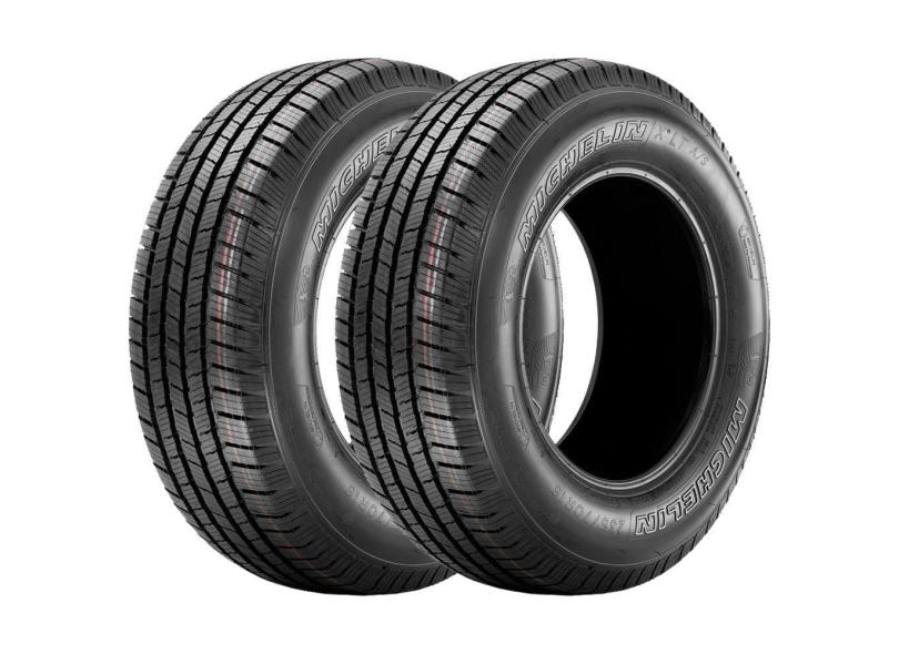 Jogo 2 Pneus Michelin Aro 17 X LT A/S 265/70R17 121/118R TL 10 Lonas - Letras Brancas