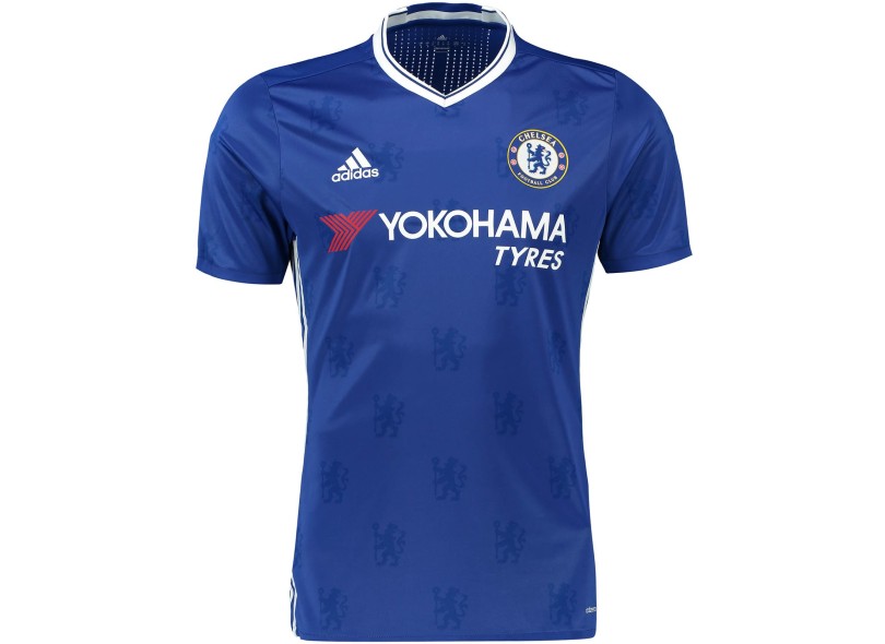 Camisa Torcedor Chelsea I 2016/17 sem Número Adidas