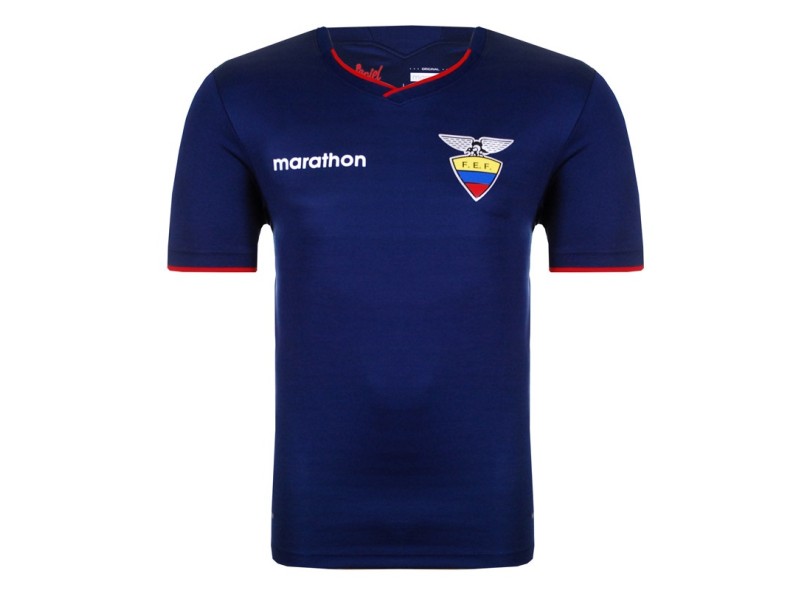 Camisa Torcedor Equador II 2016 sem Número Marathon