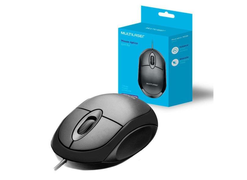 Mouse Pequeno Optico Para Computador E Notebook Original MULTILASER