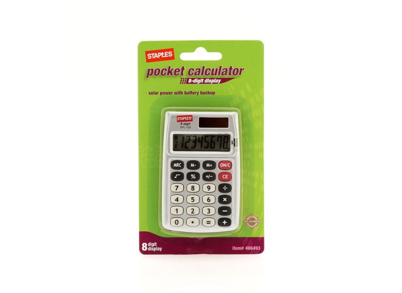 Calculadora De Bolso Staples SPL - 120